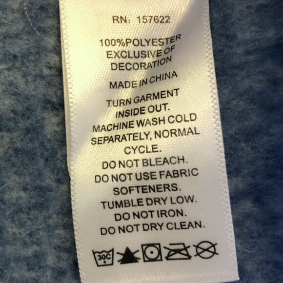 Eddie Bauer Radiator Fleece 2.0 Hooded Full Zip Jacket Women Size S Blue Soft - Picture 12 of 16